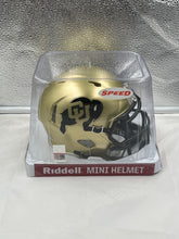 Load image into Gallery viewer, Colorado Buffaloes NCAA Riddell Speed Gold Mini Helmet - Casey's Sports Store