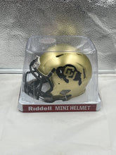 Load image into Gallery viewer, Colorado Buffaloes NCAA Riddell Speed Gold Mini Helmet - Casey's Sports Store