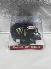 Load image into Gallery viewer, Wake Forest Demon Deacons NCAA Riddell Speed Black Mini Helmet - Casey's Sports Store