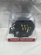 Load image into Gallery viewer, Wake Forest Demon Deacons NCAA Riddell Speed Black Mini Helmet - Casey's Sports Store