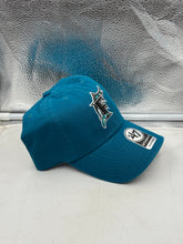 Load image into Gallery viewer, Miami Marlins MLB '47 Brand Throwback Teal Clean Up Adjustable Strapback Hat