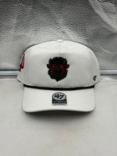 Load image into Gallery viewer, Indiana Hoosiers NCAA '47 Brand White Hitch Rope Adjustable Snapback Hat