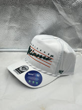 Load image into Gallery viewer, Miami Hurricanes NCAA '47 Brand White Script Hitch Rope Adjustable Snapback Hat - Casey's Sports Store