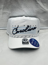 Load image into Gallery viewer, North Carolina Tar Heels NCAA '47 Brand White Hitch Rope Adjustable Snapback Hat - Casey's Sports Store