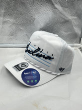 Load image into Gallery viewer, North Carolina Tar Heels NCAA '47 Brand White Hitch Rope Adjustable Snapback Hat - Casey's Sports Store