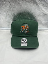 Load image into Gallery viewer, Miami Hurricanes NCAA '47 Brand Throwback Green Clean Up Adjustable Hat - Casey's Sports Store
