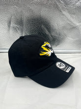 Load image into Gallery viewer, Missouri Tigers NCAA '47 Brand Black Clean Up Adjustable Strapback Hat - Casey's Sports Store