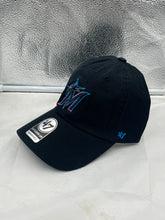 Load image into Gallery viewer, Miami Marlins MLB '47 Brand Black Clean Up Adjustable Hat - Casey's Sports Store