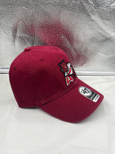 Load image into Gallery viewer, Arkansas Razorbacks NCAA '47 Brand Throwback Red Clean Up Adjustable Hat - Casey's Sports Store