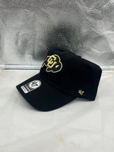 Load image into Gallery viewer, Colorado Buffaloes NCAA '47 Black Clean Up Adjustable Strapback Hat - Casey's Sports Store