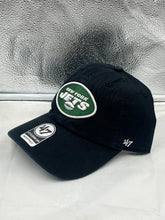 Load image into Gallery viewer, New York Jets NFL '47 Brand Black Clean Up Adjustable Strapback Hat - Casey's Sports Store