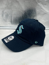 Load image into Gallery viewer, Seattle Kraken NHL '47 Brand Clean Up Navy Blue Adjustable Hat - Casey's Sports Store
