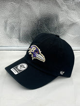 Load image into Gallery viewer, Baltimore Ravens NFL '47 Brand Black Clean Up Adjustable Hat - Casey's Sports Store
