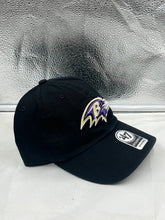 Load image into Gallery viewer, Baltimore Ravens NFL '47 Brand Black Clean Up Adjustable Hat - Casey's Sports Store