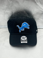 Load image into Gallery viewer, Detroit Lions NFL '47 Brand Black Clean Up Adjustable Hat - Casey's Sports Store