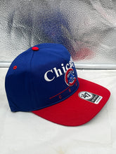 Load image into Gallery viewer, Chicago Cubs MLB '47 Brand Throwback Blue Two Tone Hitch Adjustable Snapback Hat - Casey's Sports Store