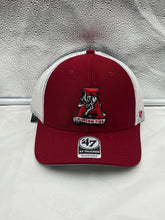 Load image into Gallery viewer, Alabama Crimson Tide Throwback NCAA '47 Brand Red Trucker Adjustable Mesh Hat - Casey's Sports Store
