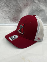 Load image into Gallery viewer, Alabama Crimson Tide Throwback NCAA '47 Brand Red Trucker Adjustable Mesh Hat - Casey's Sports Store