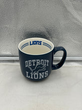 Load image into Gallery viewer, Detroit Lions NFL 15oz Blue Coffee Mug Cup by Logo Brands, showcasing the iconic Detroit Lions Mug design and logo.