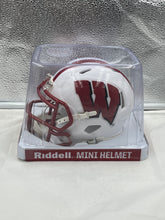 Load image into Gallery viewer, Wisconsin Badgers NCAA Riddell Speed White Mini Helmet - Casey's Sports Store
