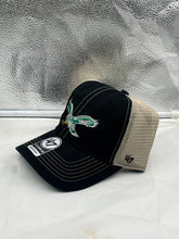 Load image into Gallery viewer, Philadelphia Eagles NFL '47 Brand Throwback Black Mesh Clean Up Adjustable Hat - Casey's Sports Store