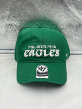 Load image into Gallery viewer, Philadelphia Eagles NFL '47 Brand Throwback Green Script Clean Up Adjustable Hat - Casey's Sports Store