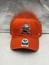 Load image into Gallery viewer, Cleveland Browns NFL '47 Brand Throwback Orange Clean Up Adjustable Hat - Casey's Sports Store