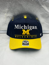 Load image into Gallery viewer, Michigan Wolverines NCAA '47 Brand Navy Two Tone Hitch Adjustable Snapback Hat - Casey's Sports Store