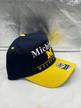 Load image into Gallery viewer, Michigan Wolverines NCAA '47 Brand Navy Two Tone Hitch Adjustable Snapback Hat - Casey's Sports Store