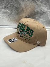 Load image into Gallery viewer, Philadelphia Eagles NFL '47 Throwback Khaki Roscoe Hitch Snapback Adjustable Hat - Casey's Sports Store