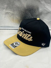 Load image into Gallery viewer, New Orleans Saints NFL '47 Brand Black Two Tone Script Hitch Adjustable Hat - Casey's Sports Store