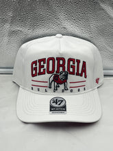 Load image into Gallery viewer, Georgia Bulldogs NCAA '47 Brand Throwback White Hitch Adjustable Snapback Hat - Casey's Sports Store