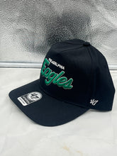 Load image into Gallery viewer, Philadelphia Eagles NFL '47 Throwback Black Script Hitch Snapback Adjustable Hat - Casey's Sports Store