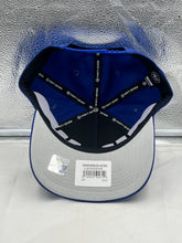 Load image into Gallery viewer, Denver Broncos NFL '47 Brand Throwback Blue Script Hitch Snapback Adjustable Hat - Side View highlighting stylish design and retro appeal.