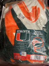 Load image into Gallery viewer, Miami Hurricanes NCAA 60 x 80 Plush Throw Blanket Northwest Company - Casey's Sports Store