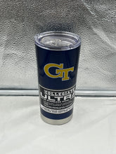 Load image into Gallery viewer, Georgia Tech Yellow Jackets NCAA 20oz Tumbler Cup Mug Logo Brands - Casey's Sports Store