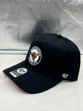 Load image into Gallery viewer, Baltimore Orioles Throwback MLB '47 Brand Black Hitch Adjustable Snapback Hat - Casey's Sports Store