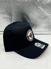 Load image into Gallery viewer, Baltimore Orioles Throwback MLB '47 Brand Black Hitch Adjustable Snapback Hat - Casey's Sports Store