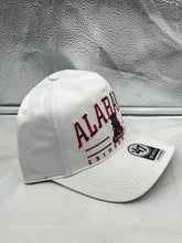 Load image into Gallery viewer, Alabama Crimson Tide Throwback NCAA 47 Brand White Hitch Adjustable Snapback Hat - Casey's Sports Store