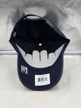 Load image into Gallery viewer, Back view of the Chicago Bears NFL '47 Brand Navy Blue Clean Up Adjustable Strapback Hat, displaying the adjustable strap for a perfect fit. Must-have Chicago Bears hat.