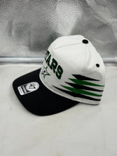 Load image into Gallery viewer, Back view of the Dallas Stars NHL '47 Brand White Diamond Hitch Adjustable Snapback Hat featuring adjustable snapback closure for a custom fit, ideal for Dallas Stars hat enthusiasts.