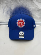 Load image into Gallery viewer, Detroit Pistons NBA '47 Brand Blue MVP Adjustable Strapback Hat