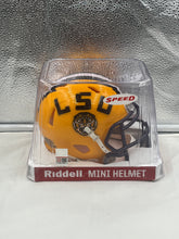 Load image into Gallery viewer, LSU Tigers NCAA Riddell Speed Yellow Mini Helmet - Casey's Sports Store