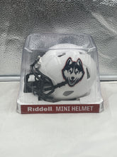 Load image into Gallery viewer, UCONN Huskies NCAA Riddell Speed White Mini Helmet - Casey's Sports Store