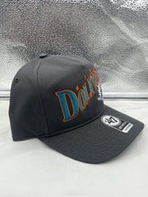 Load image into Gallery viewer, Miami Dolphins NFL '47 Brand Charcoal Wave Hitch Snapback Hat - Casey's Sports Store
