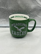 Load image into Gallery viewer, Philadelphia Eagles Throwback NFL 15oz Coffee Mug showcasing the classic throwback logo, perfect for coffee or tea enthusiasts and fans of the Philadelphia Eagles.