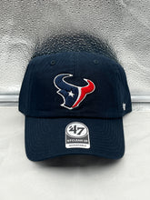 Load image into Gallery viewer, Houston Texans NFL '47 Brand Navy Blue Clean Up Adjustable Hat - Casey's Sports Store