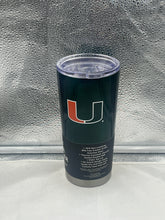 Load image into Gallery viewer, Miami Hurricanes NCAA 20oz Tumbler Cup Mug Logo Brands - Casey's Sports Store