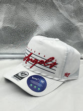 Load image into Gallery viewer, Los Angeles Angels MLB '47 Brand White Script Hitch Rope Adjustable Snapback Hat - Casey's Sports Store