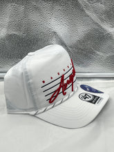 Load image into Gallery viewer, Los Angeles Angels MLB '47 Brand White Script Hitch Rope Adjustable Snapback Hat - Casey's Sports Store